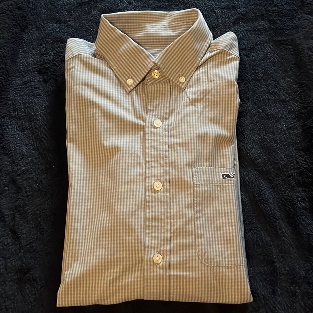 Check Vineyard Vines Button-Up